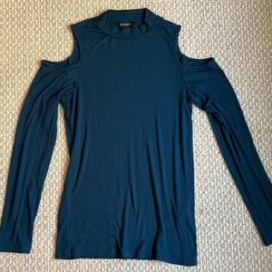 Express | Cold Shoulder Sleeve Top - Size Small